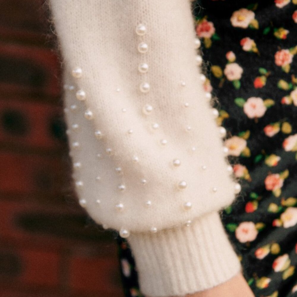 Sezane Ridley Jumper - Ecru - XXS (NWT) - Picture 2 of 16
